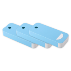 드방스 부착식 접착식 슬라이딩 히든 서랍, 블루