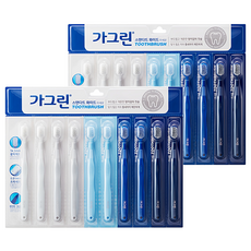 Garglin 標準寬頭細軟毛牙刷, 2個, 10入