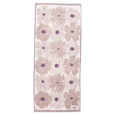 MARUSHIN 丸真 SOU SOU SEK抗菌防臭毛巾, 100%純棉, 日本製, W34xL80xH0.5/cm, 藕紫, 1條