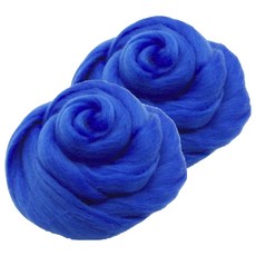 올댓위빙 위빙 마크라메용 펠트실 50g, 28블루, 2개