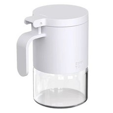 ZUUTii 玻璃調味料罐，10.5x7.5x12.5 cm，300ml，玻璃食品級矽膠PP材質, 1個