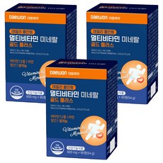 대원제약 데일리 올인원 멀티비타민 미네랄 골드 플러스 54g, 3개, 90정