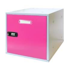 Patriot 愛國者 組合式置物櫃, 350x350x350mm, 桃紅色, 1個