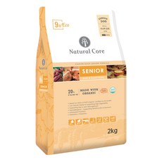 네츄럴코어 강아지 에코9 기능성사료 시니어, 오리, 2kg, 1개