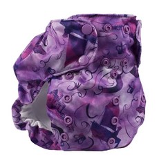 Smart Bottoms 成長型布尿布 4.5-16公斤, Nessie 紫色, 1件