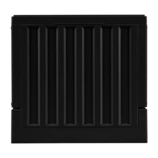 樹德 FB-3232小貨櫃收納椅, 黑, 1個