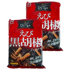 岩塚製菓 米果 黑胡椒蝦風味, 80g, 2包