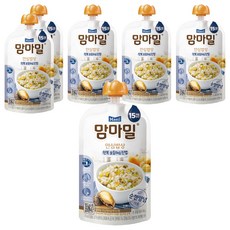 맘마밀 안심밥상 레토르트 이유식, 전복 모듬채소진밥, 140g, 6개