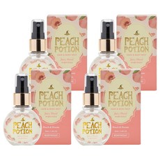 바디홀릭 피치포션 바디미스트 피치 앤 프리지아향, 50ml, 4개
