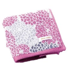 SOU SOU 日本丸真 純棉小方巾, W25xL25xH0.5/cm, 約29g, 日本製, 花漾菊, 1條