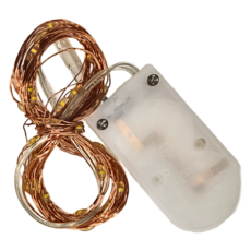 LED裝飾燈串 銅線燈串 尺寸輕巧 帶去戶外使用也方便喔, 3m, 隨機, 1個