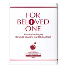 FOR BELOVED ONE 寵愛之名 台灣公司貨 全能抗皺神經醯胺角鯊生物纖維面膜, 3片, 1盒