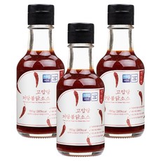 고맙당 저당 불닭 소스, 180g, 3개