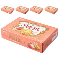 크라운산도 딸기, 323g, 5개