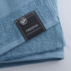 Mundotextil 研選系列 葡萄牙浴巾 100%棉 70x140cm 480GSM 歐洲無毒染色, 銀河藍, 3條