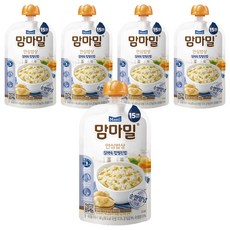 맘마밀 안심밥상 레토르트 이유식, 닭백숙 찹쌀진밥, 140g, 5개