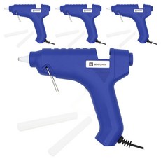 WHASHIN 熱熔膠槍 大 GL-40W + 熱熔膠條 11mm 2入, 4個