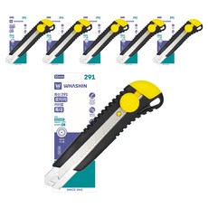 WHASHIN 291 特大滾輪美工刀 25mm KN-291, 隨機出貨, 6個