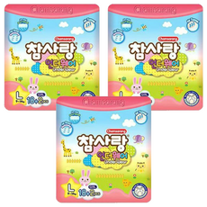 참사랑 언더웨어 팬티형 여아용 대형 (9~13kg), 대형(L), 80매