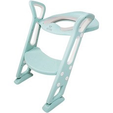 Lavi bebe 兒童輔助馬桶坐墊, 薄荷灰款, 1個