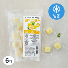 이지큐브 다진레몬 (냉동), 6개, 200g