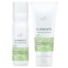 Wella Professional Elements Renewing 洗髮水 250ml + 護髮素 200ml 套組, 1套