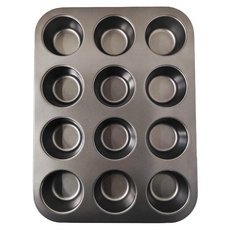 SaNNeNg 三能 12連瑪芬不沾蛋糕模, 353x267x30mm, 1個