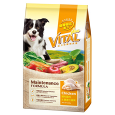 VITAL plus 活力沛 犬飼料, 雞肉七蔬果, 6.803kg, 1袋
