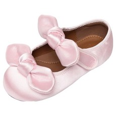 LA STELLA 兒童寬楦瑪莉珍蝴蝶結平底鞋