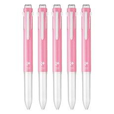 Pentel 飛龍文具 i+五色筆 BGH5-P2 嬰兒紅 多色筆 替換筆芯, 5支