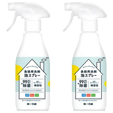 第一石鹼 噴霧式洗碗精 300ml 無須刷洗 按壓式噴霧瓶, 2瓶