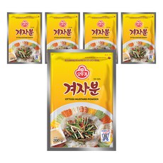 OTTOGI 不倒翁 韓式黃芥末粉, 200g, 5包