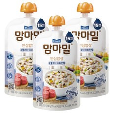 맘마밀 안심밥상 레토르트 이유식, 소불고기 가지진밥, 140g, 3개