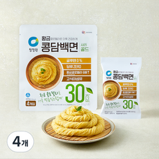 청정원 콩담백면골드 4개입, 600g, 4개