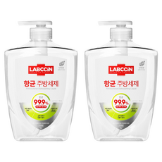 랩신 주방세제 라임향, 2개, 750ml