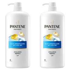 팬틴 실키 스무드 케어 샴푸, 1.2L, 2개