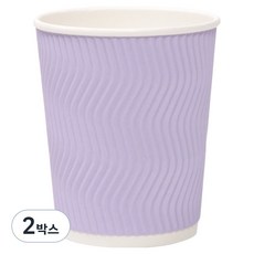 대경 웨이브 컵 퍼플 330ml, 2박스, 100개입