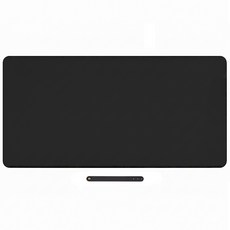 쿠말 가죽 대형 책상 보호 데스크 매트, 스페이스블랙