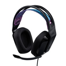 Logitech G 羅技G G335耳機麥克風 翻轉靜音麥克風 240克輕盈舒適, A00141, 黑色