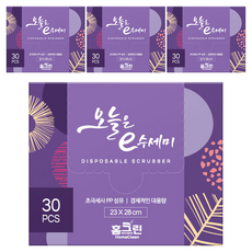 Home Clean 拋棄式菜瓜布, 紫色, 4個, 30入