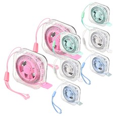 POPO FANCY 透視透明盒 + 輕巧便攜捲尺 4件組, 2套, 200cm