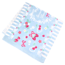 Mother Garden 大毛巾 草莓花束 80x160cm 草莓緞帶花花 棉質, 1條