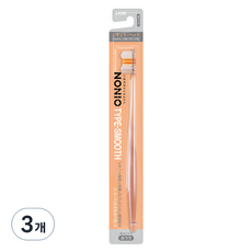 LION 獅王 NONIO 柔順彈力毛基本刷頭牙刷, 1入, 3個