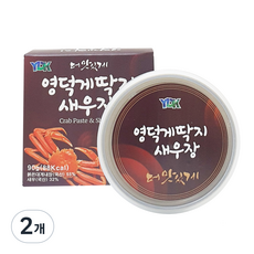 영덕농수산 게딱지 새우장, 90g, 2개
