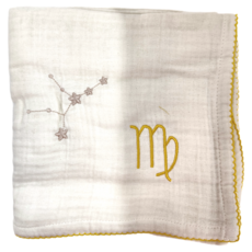 FABELAB 星座寶寶毯 100%有機棉, 處女座, 100 x 100cm