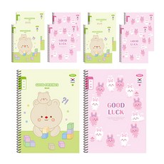 PENPIA 女童印花閱讀心得本 10入, 隨機出貨, 1組