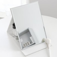 方形折疊桌面化妝鏡 L號, 單一顏色