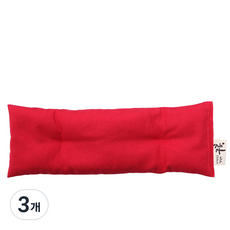 구홍 팥 눈 찜질팩 레드, 1개입, 3개