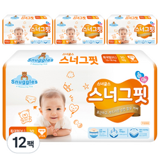 스너글스 스너그핏 팬티형 기저귀 아동공용 특대형 XL (13~18kg), 360매