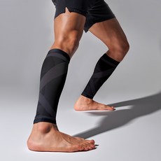 셀버린 종아리 압박 슬리브 2개입, 블랙, 1세트